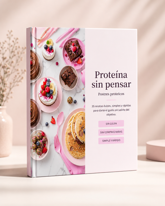 Postres Proteicos 🍫 35 Recetas para Darte el Gusto sin Culpa y sin Salirte del Objetivo